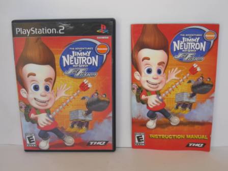 Jimmy Neutron Boy Genius Jet Fusion (CASE & MANUAL ONLY) - PS2